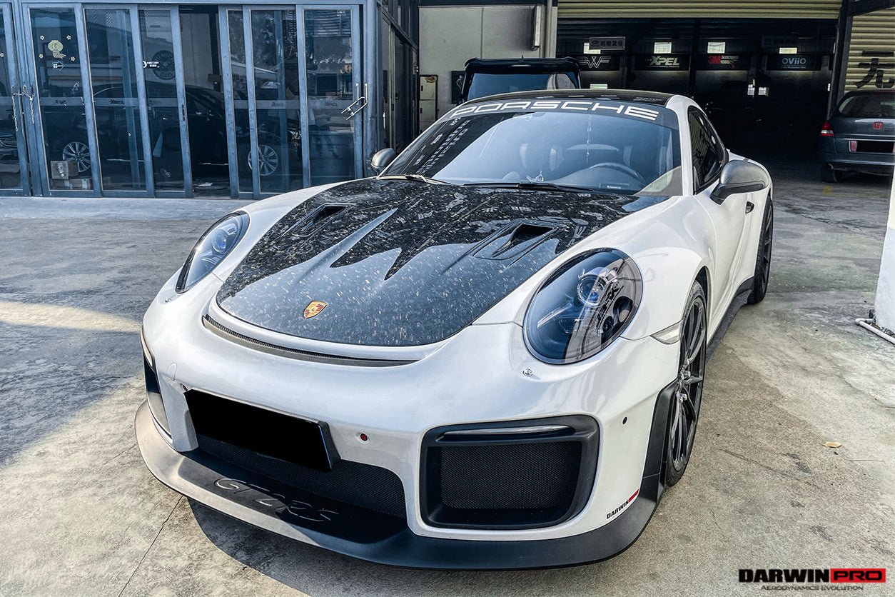 2012 - 2019 Porsche 991 Carrera S & Targa 4 & 4s GT2RS Style Carbon Fiber Hood